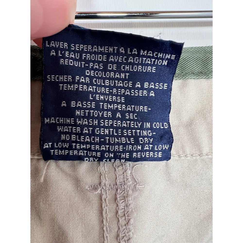Y2K AE Sport &‎ Co Tan Khaki Cargo Shorts Utility Gorpcore 100% Cotton 20W/39W - Picture 6 of 7